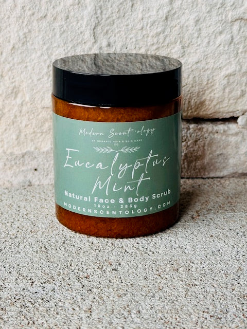 EUCALYPTUS · MINT Natural Face & Body Scrub