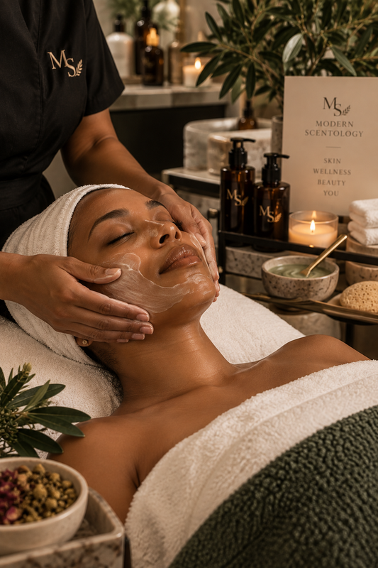 Signature Botanical Facial with personalized botanical skincare treatment at Modern ScentOlogy