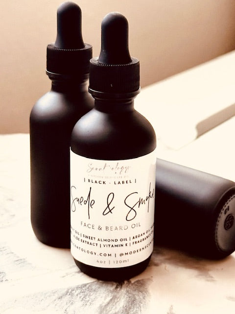 SUEDE · SMOKE Premium Face & Beard Oil